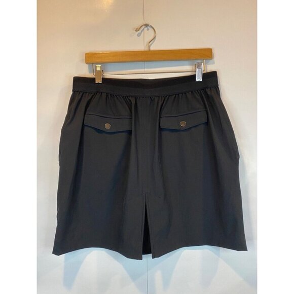 Athleta Black Vienna Cargo Skort Skirt Mini Length Women's Size 12 GUC - Picture 3 of 4